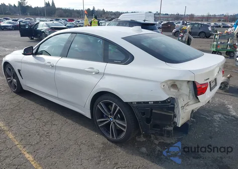 2015 BMW 435I Gran Coupe xDrive z USA, uszkodzony, nr VIN WBA4B3C55FD669688